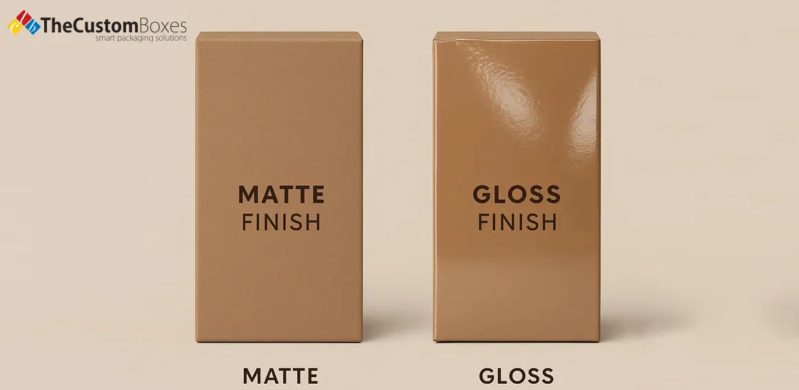 Matte Vs Gloss Packaging Finishes In The UK The Custom Boxes